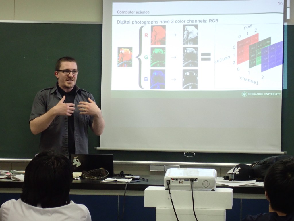 北見北斗高校での特別授業